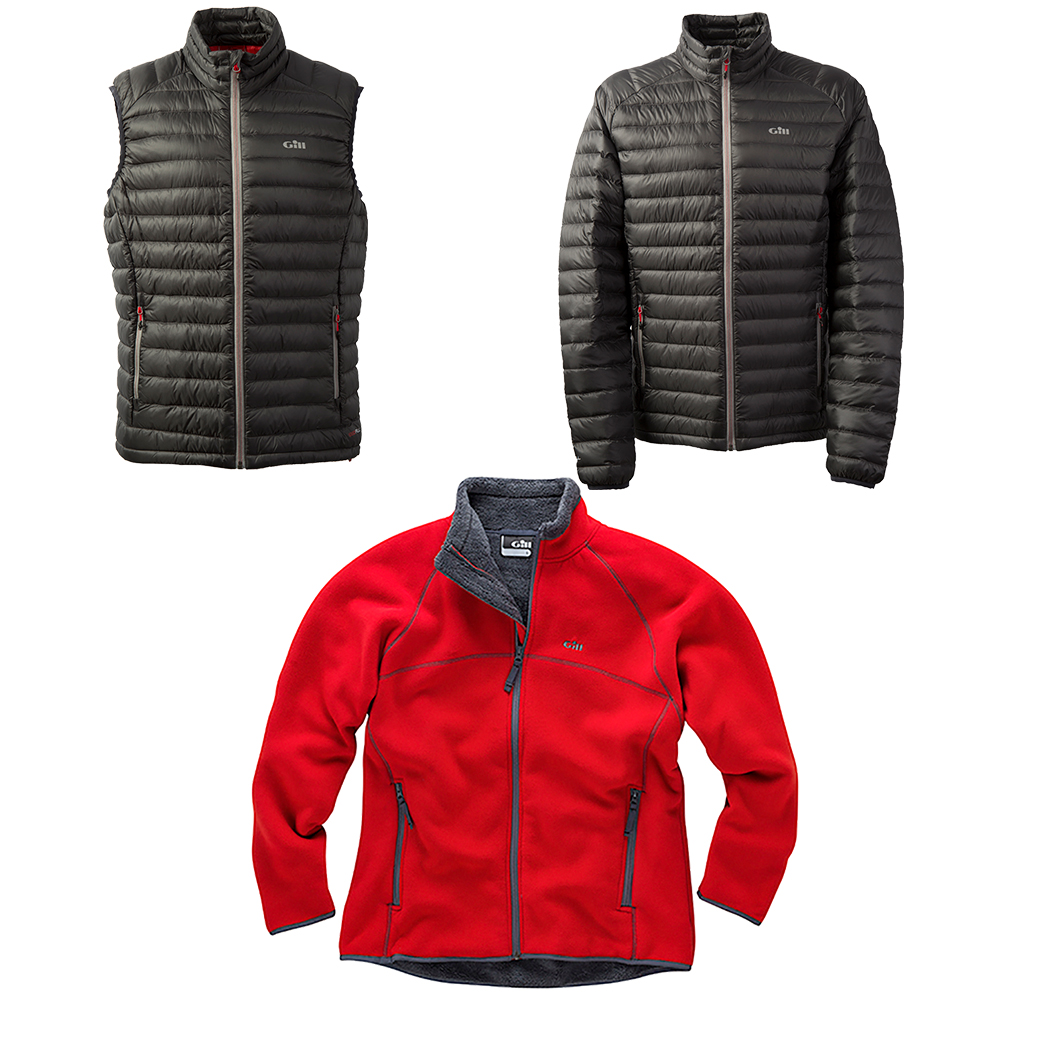 Gill Hydrophobe Down Jacket + Vest & Polar Jacket